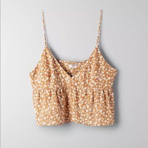 Aritzia Little Moon Sedum Lover Camisole in Amber Earth/Giselle